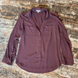 Express Mauve Portofino Shirt (Large)
